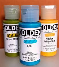 Golden Liquid Acrylics